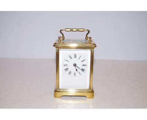 Brass carriage clock