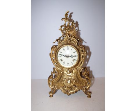 Brass imperial mantle clock