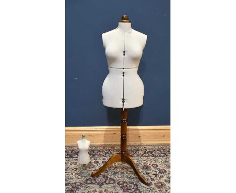 A vintage mannequin and decorative modern smaller example (2).