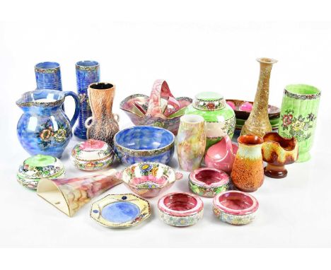 An extensive collection of assorted ceramics including Maling lustre, Sylvac, Arthur Wood etc.