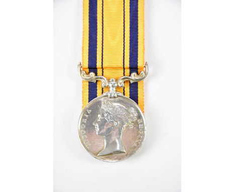 A Victorian South Africa Medal 1878, named to James Loveys, Ship's Cook First Class H.M.S. Himalaya.