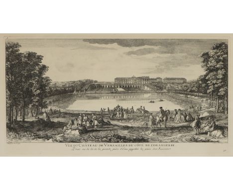 JACQUES RIGAUD (1681-1754), by &amp; after “View of the Chateau de Versailles, from the Orangery side, taken beyond the Swiss