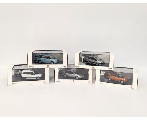 A collection of Citroen model cars by Norev. Scale 1:43. 