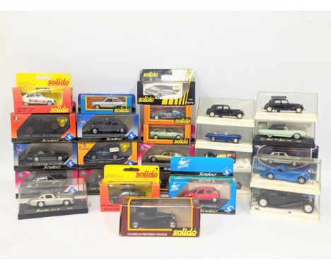 A collection of model cars by Solido 