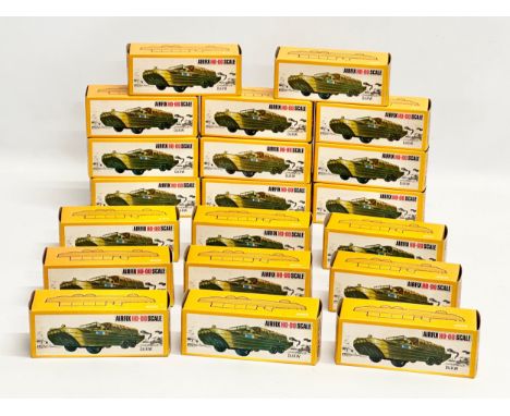 A collection of vintage Airfix HO-OO Scale model D.U.K.W with boxes. 