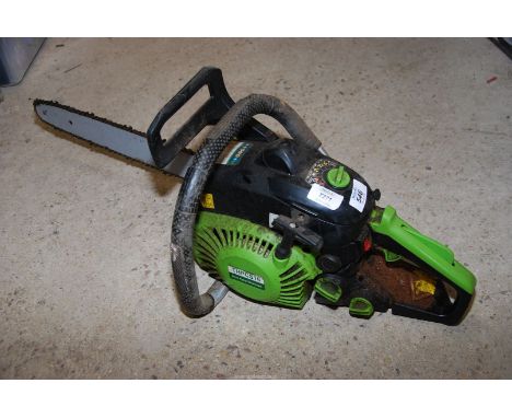 A Chainsaw THPCS16 14cm, chain brake working, good compression.