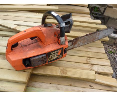 A "Sachs Dolma" Chainsaw, as found.