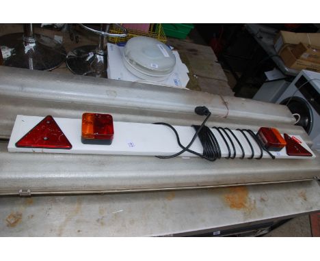 A trailer light board.