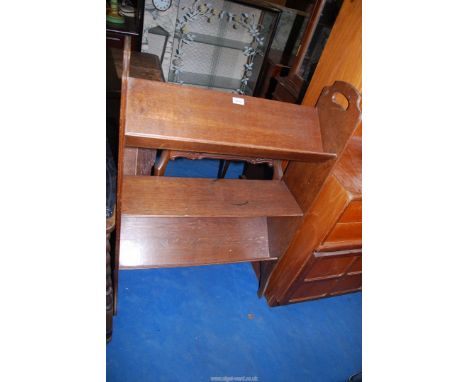 A three tier Library Book trough.