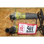 Two Ryobi 4.5" Angle Grinders