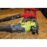 One Ryobi & One Craftsman Gasoline Powered Blower(s), One Toro Electric Blower/Vac