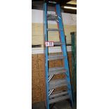 Two 8 Foot Fiberglass Step Ladders