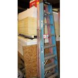 Two 8 Foot Fiberglass Step Ladders