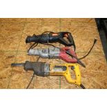 One DeWalt, One Milwaukee & One Warrior Reciprocating Saw(s)