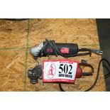 One Black & Decker & One Drillmaster 4.5" Angle Grinders