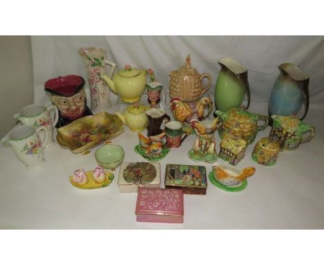 A large collection of mostly Royal Winton ceramics, and a few other pieces by A J Wilkinson, Maling and others. (2 boxes)