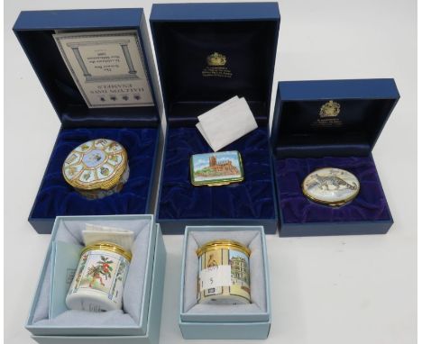 Halcyon days enamel boxes: The Science box to celebrate the New Millenium 2000, no 322/1000, St Peter's Church, Wolverhampton