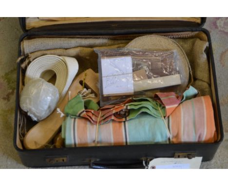 Suitcase of upholstery tools & accessories