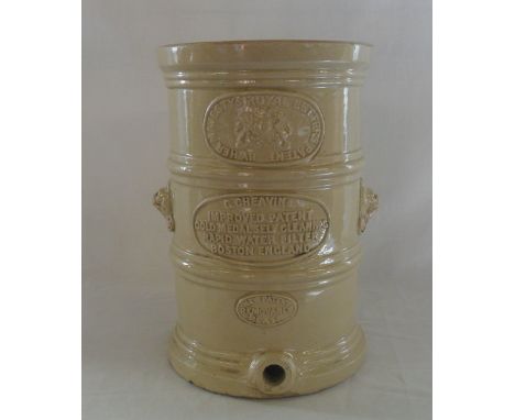 G Cheavins,  Boston ceramic water filter
