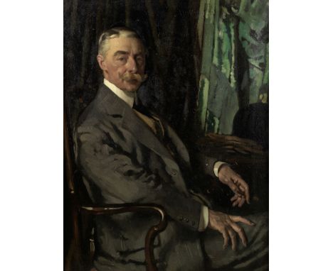 Sir William Orpen N.E.A.C., R.A., H.R.H.A. (British, 1878-1931)Portrait of Charles William Wallace oil on canvas91.5 x 71cm (