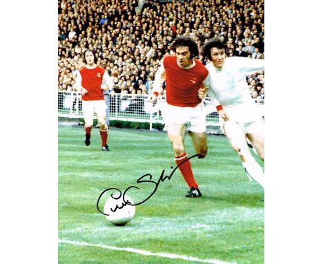 Peter Storey Arsenal Signed 10 X 8 inch high quality photograph.   Good condition.  All items come with a Certificate of Auth
