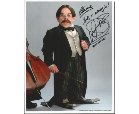 Warwick Davis Signed Harry Potter 8X10 Photo  Good condition.  All items come with a Certificate of Authenticity and can be s