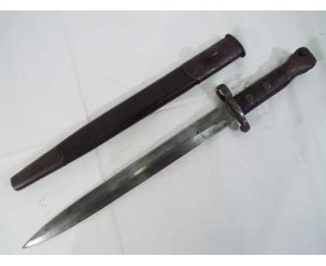 A Lee Metford, 1888 Mark II second pattern bayonet manufactured for the British .303 calibre Enfield, Lee Metford Rifle. The 