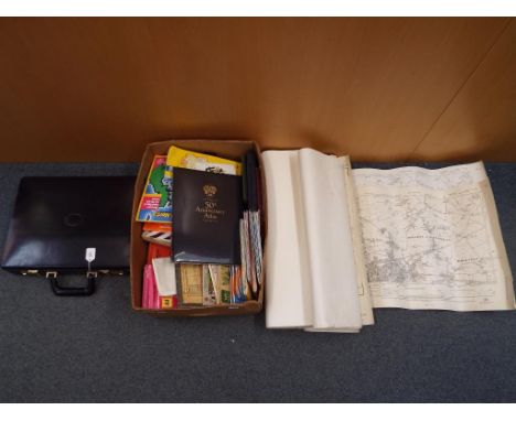 A lot to include a large quantity of road maps covering predominantly British road maps to include Ordnance Survey and simila