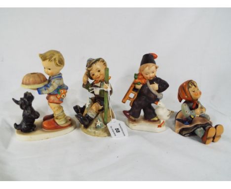 Four Goebel Hummel figurines. (4) Est £20 - £40 This lot MUST be paid for and collected, or delivery arranged, no later than 