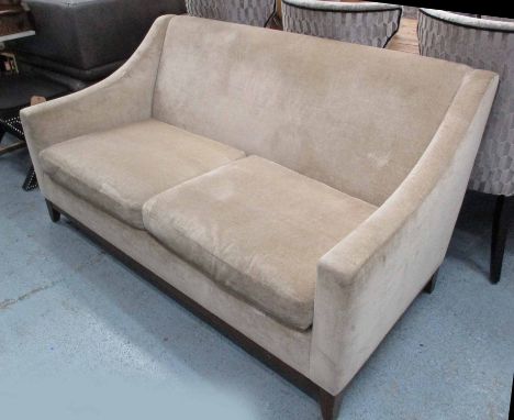 KINGCOME SOFA, raw umber finish, 163cm W. (with slight faults)