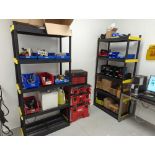 Tool boxes and tool shelves