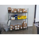 Hanging storage bin shelf and metal 3 tier shelf