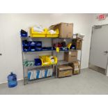 2 Shelves and Stainless Steel Prep Table