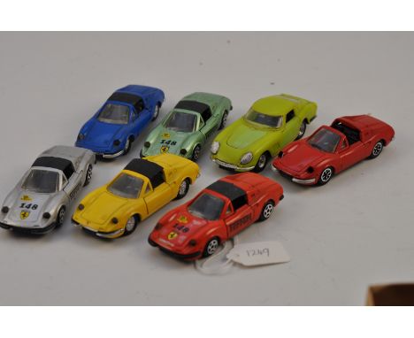 COLLECTION OF 7 NOREV MODEL FERRARIS SCALE 1:43 FC