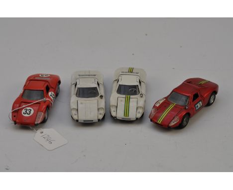 4 POLITOYS MODEL PORSCHE CARRERAS SCALE 1:43 FC