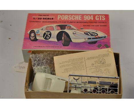 VINTAGE PALMER MODEL KIT PORSCHE 904 GTS SUITABLE FOR SLOT RACING SCALE 1:32 WITH BOX APPEARS COMPLETE