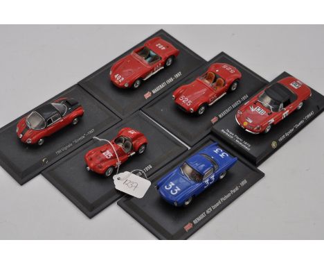 6 METRO MODEL PORSCHES ALL MOUNTED SCALE 1:43 FC