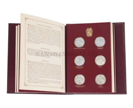 A SET OF THE CHURCHILL CENTENARY MEDALS, 1974issued by John Pinches Ltd, London, 1974 and comprising 24 1½in. medals commemor