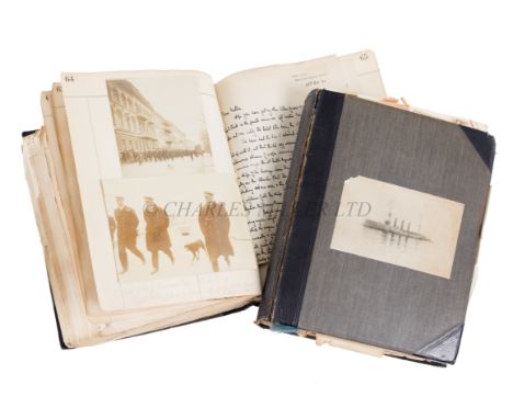 AN EXTENSIVE PERSONAL ARCHIVE OF NAVAL EPHEMERA INCLUDING DETAILED EYE-WITNESS ACCOUNTS OF THE BATTLES OF THE FALKLAND ISLAND