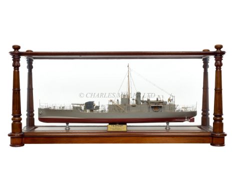 A BUILDER'S MODEL OF H.M. MONITORS M19-M28, BUILT BY SIR RAYLTON DIXON &amp; CO. LTD, MIDDLESBROUGH, 1915the 43in. laminated 