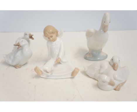 4 Nao figures &amp; Leonardo collection cherub 
