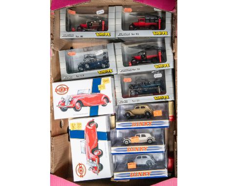 A quantity of boxed and unboxed diecast vehicles by various makes including; Solido, Matchbox, Corgi, Brumm, Gama, etc. Inclu