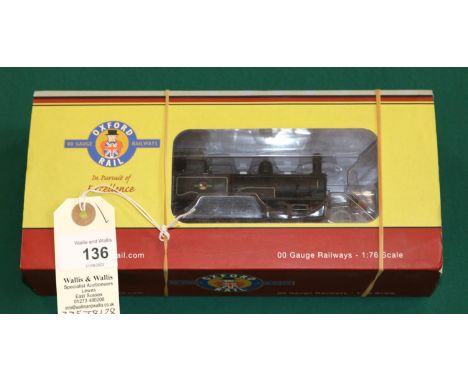 An Oxford Rail OO Gauge BR Class Adams 4-4-2 Tank Locomotive. RN 30582. (OR76AR004). In lined black livery. Boxed, minor wear