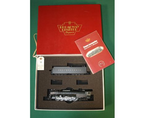 An HO Gauge Broadway Limited Imports Paragon 1 Series (024) Pennsylvania Railroad Class J1 2-10-4 tender locomotive, 6418, in
