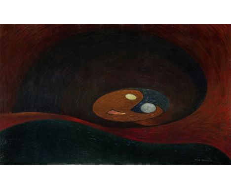 MAX ERNST (1891-1976)Comète signed and dated 'Max Ernst 51' (lower right); signed, inscribed and dated 'Comète, 1951, Ernst' 