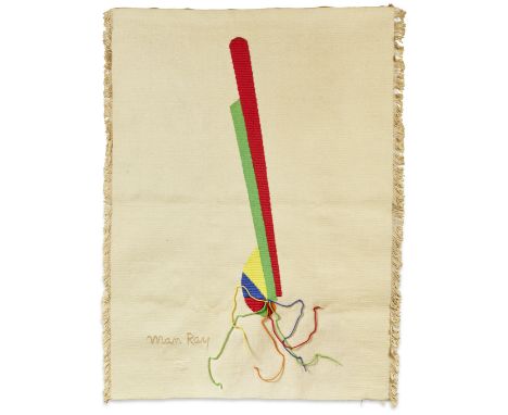 MAN RAY (1890-1976)Revolving doors - Jeune fille signed and inscribed in the weave 'Man Ray, A3' (lower left); numbered in th