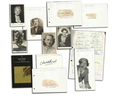 TV, Film Entertainment Collection 1 Gracie Fields signed vintage 6 x 4 black and white portrait photo. Sir D Woolfitt signed 