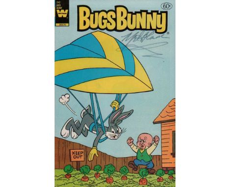 Mel Blanc signed Bugs Bunny Whitman Comic, signed in light pen so autograph a little grainy but still perfectly legible.