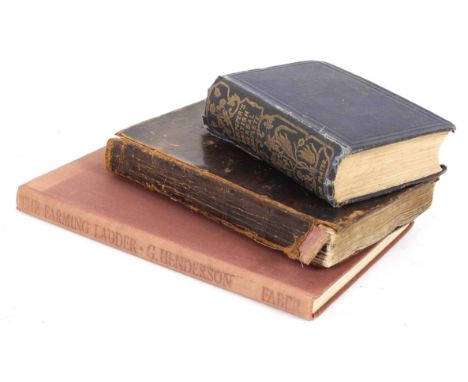 Three vintage volumes, comprising: Therapeutics, On the Art of Healing, by Thomas Marryat, 1813, Culpepper's British Herbal C
