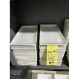 LOT: (40+) VITREX assiettes (13.5'' x 7.5'')